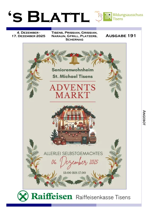 's Blattl 04.12.-17.12.2025