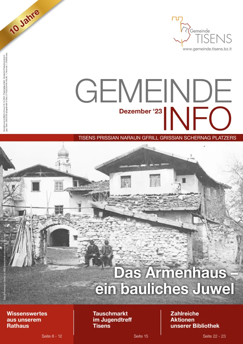 Gemeinde Info Dicembre 2023 Gemeinde Info Dicembre 2023