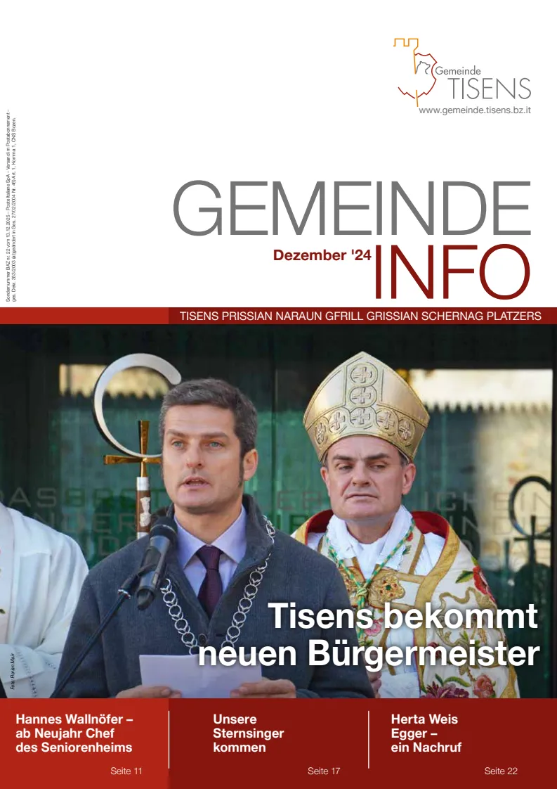 Gemeindeinfo dicembre 2024 Gemeindeinfo dicembre 2024