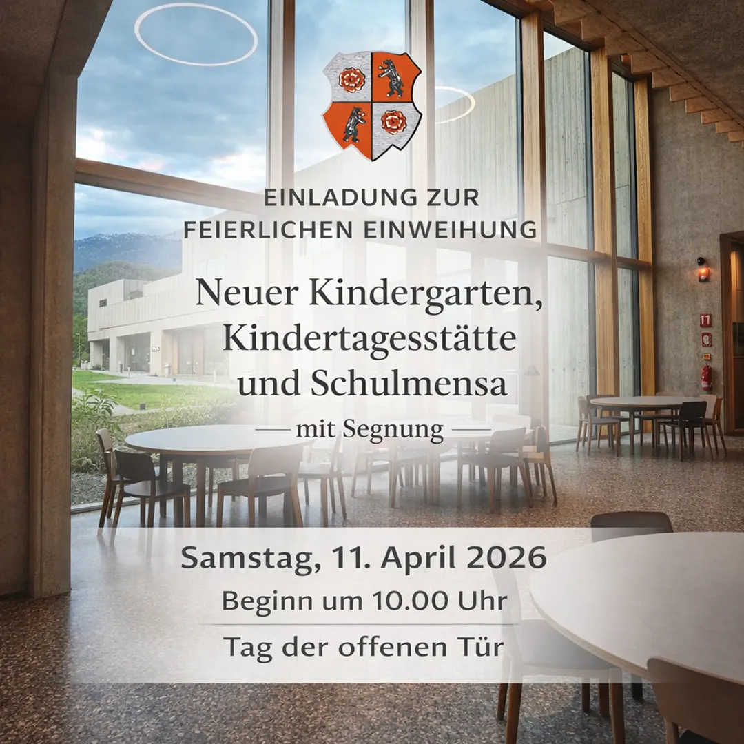 Comune di Tesimo Inaugurazione dell'asilo